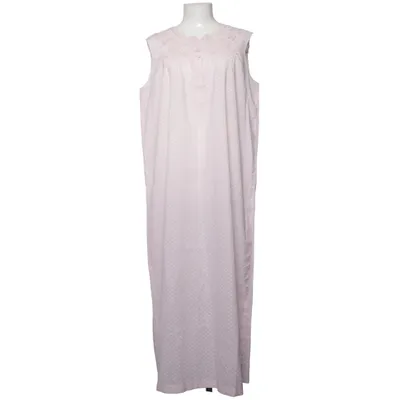 Nightgown (Pink, White) from Lily Polyester, Viscose, Cotton