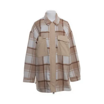 Overshirt (White, Brown) from John Baner Polyester