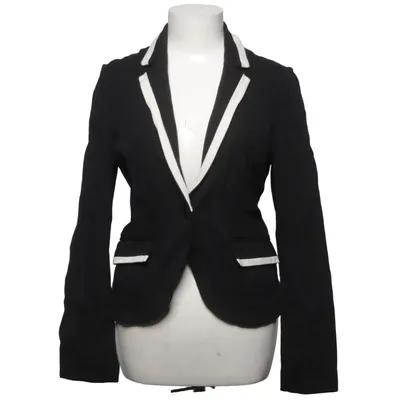 Blazer (Zwart, Wit) van Express Design Studio Elastaan, Polyamide, Viscose