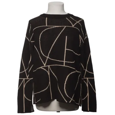 Strickpullover (Schwarz, Beige) von Visual Clothing Project Acryl, Viskose