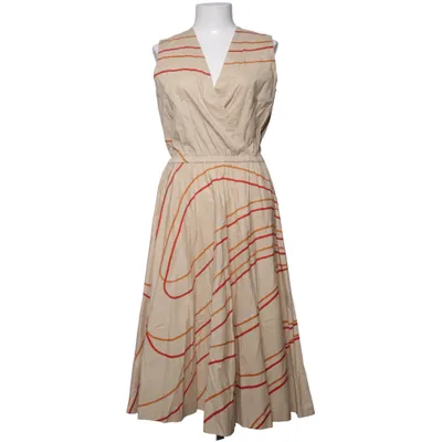 Dress (Beige, Red, Orange) from Marimekko Cotton