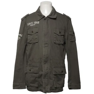 Safari jacket (Green) from Southern Menswear Cotton