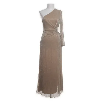 Aftonklänning (Beige, Silverfärgad) från Forever New Elastan, Metallfiber, Polyester