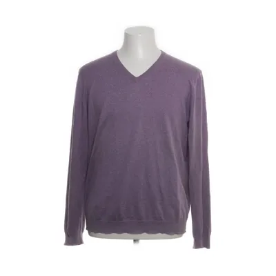 Pullover (Purple) from Massimo Dutti Cotton, Cashmere, Silk