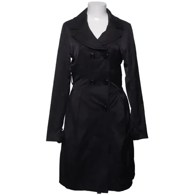 Trenchcoat (Schwarz) von Guess Jeans Baumwolle, Elasthan, Polyamid, Polyester