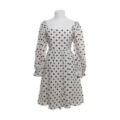 Robe (Blanc, Noir) de By Malina Coton, Lin