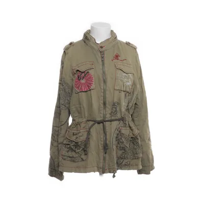 Jacka (Grön, Flerfärgad) från Desigual Bomull, Linne, Viskos