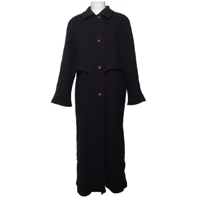 Coat (Blue) from Master-Coat Acetate, Polyamide, Wool