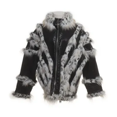 Læderjakke (Sort, Flerfarvet) fra Giambattista Valli x H&M Akryl, Polyester, Læder