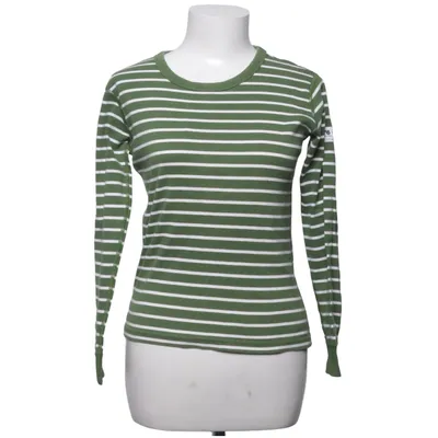 Langærmet t-shirt (Grøn, Hvid) fra Polarn O. Pyret