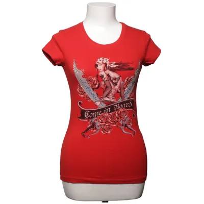 T-shirt (Rot) von Daniel Stern Baumwolle, Elasthan