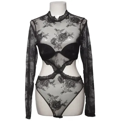 Lingerie body (Black) from Undiz Elastane, Polyester