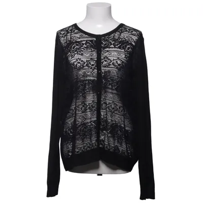 Cardigan (Black) from H&M+ Cotton, Polyamide, Viscose