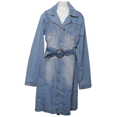 Denim dress (Blue) from Exit Cotton, Elastane