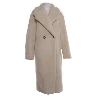 Vinterfrakke (Beige) fra H&M Trend Akryl, Polyester, Uld, Viscose
