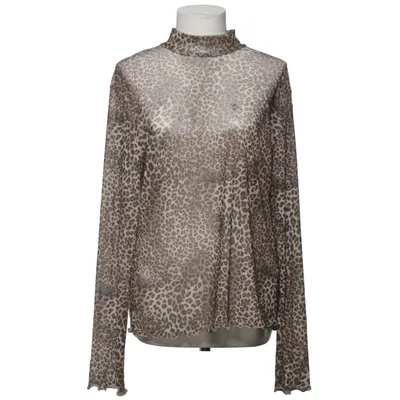 Top (Brown) from Luxzuz Elastane, Polyester