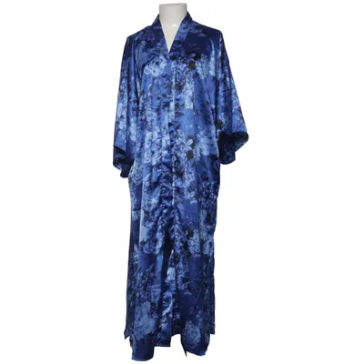 Morgenmantel (Blau, Schwarz) von Isolde Polyester