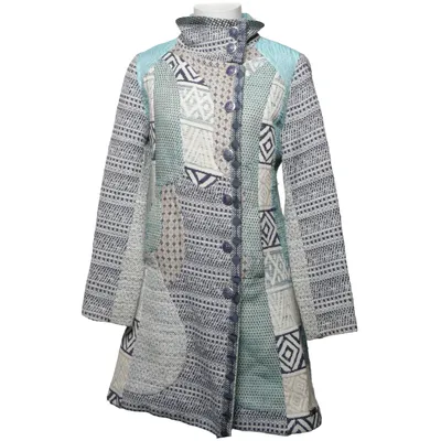 Kofta (Blå, Flerfärgad) från Desigual Acetat, Bomull, Polyester