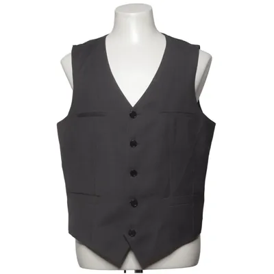 Suit vest (Black) from Park Polyester, Viscose, Wool