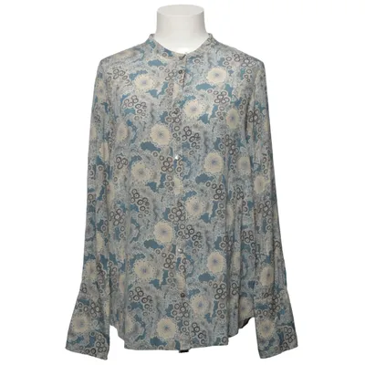 Blus (Blå, Beige, Flerfärgad) från Julie Fagerholt Elastan, Silke