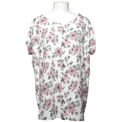 T-shirt (Wit, Roze, Groen) van Miss Molly Elastaan, Polyester