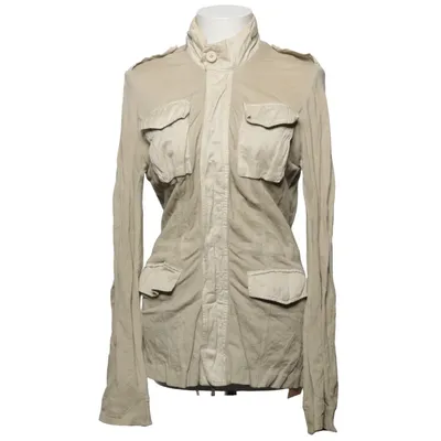 Jacka (Beige) från European Culture Bomull, Elastan, Metallfiber