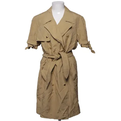 Jurk (Beige) van Escada by Margaretha Ley Linnen, Zijde