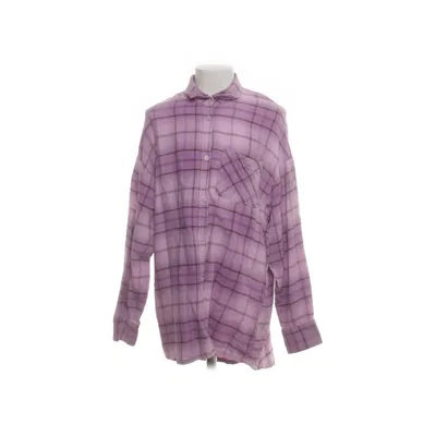 Flanellen overhemd (Lila) van H&M Katoen, Viscose