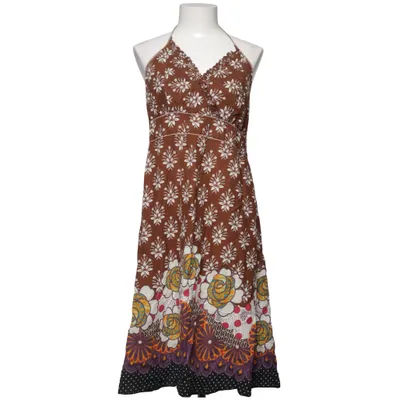 Dress (Brown, Multicolored) from Casual by Halens Cotton