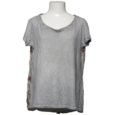 T-shirt (Grå, Flerfarvet) fra Rude Riders Bomuld, Linned, Viscose
