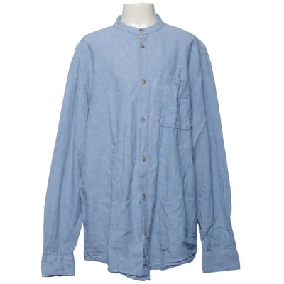 Shirt (Blauw) van H&M Linnen, Katoen