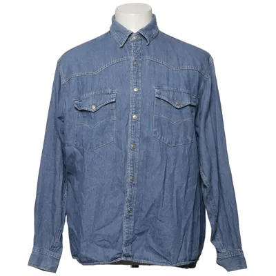 Jeansskjorte (Blå) fra Blue One Bomuld