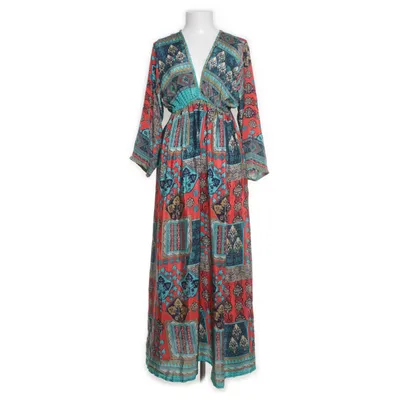 Klänning (Blå, Flerfärgad, Rosa) från Bohoo Fashion Polyester, Silke