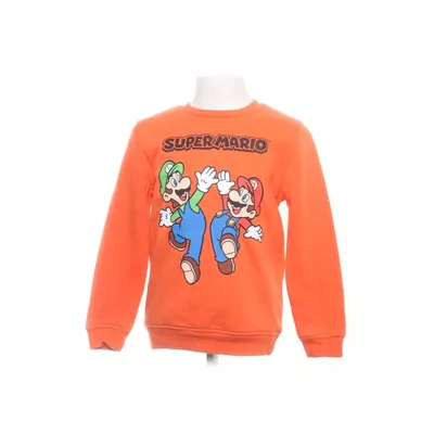 Collegetröja (Orange, Flerfärgad) från Super Mario Bomull, Polyester