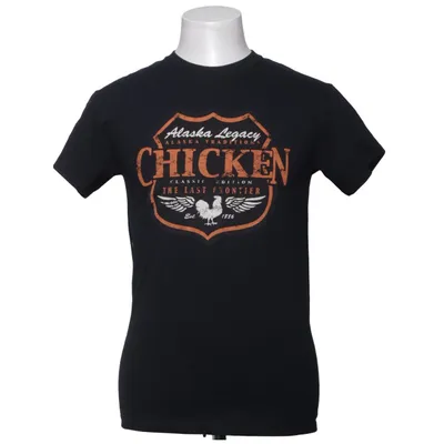 T-shirt (Zwart) van Prairie Mountain Katoen