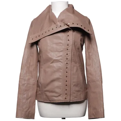 Leren jack (Beige) van Wrap Leer