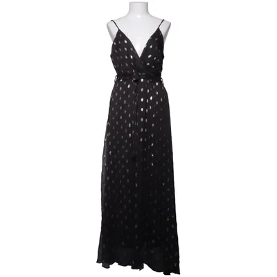 Wrap dress (Black, Gold) from Lilie Rose Polyester