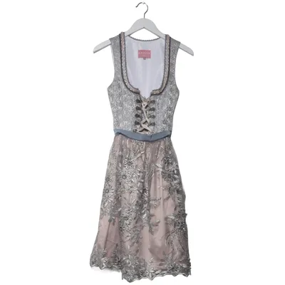 Dirndl (Rose, Gris, Blanc) de Krüger Madl Élasthane, Polyester