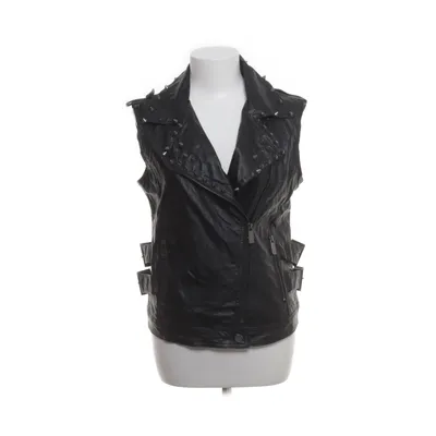 Bikervest (Sort) fra Black Premium by EMP Polyester, Polyurethan