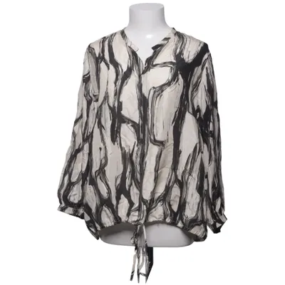 Blus (Svart, Beige) från Crea Concept Silke