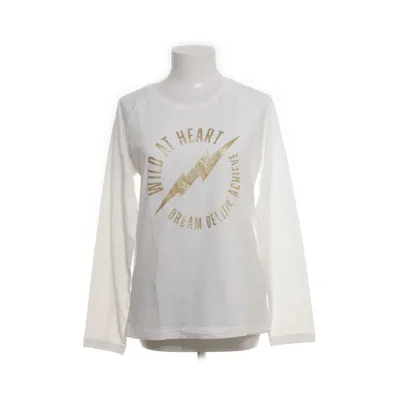 Långärmad t-shirt (Vit, Guldfärgad) från Sofie Schnoor Bomull