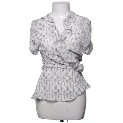 Wikkelblouse (Wit, Grijs) van Forever 21 Contemporary Polyester