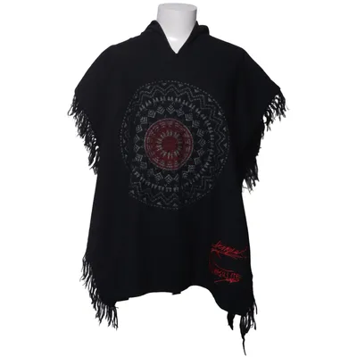 Poncho (Black, Red, Gray)