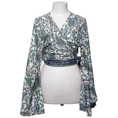 Haut portefeuille (Blanc, Bleu, Vert) Polyester, Soie