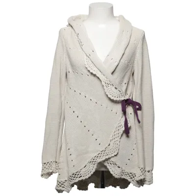 Omlottkofta (Beige, Lila) från Bondelid Akryl, Bomull
