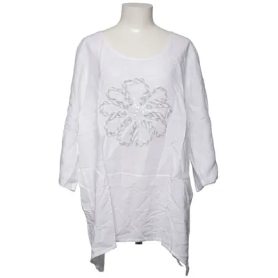 Blouse (Wit) van Paprika Katoen, Linnen, Viscose