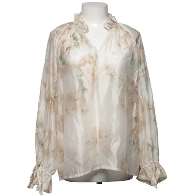 Bluse (Beige, Flerfarvet) fra Betty & Co Lyocell, Polyester