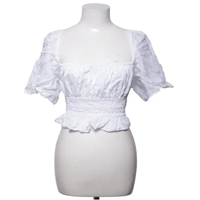 Crop top (Wit) van Zara Linnen