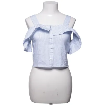 Haut (Bleu, Blanc) de Zara Trafaluc Coton