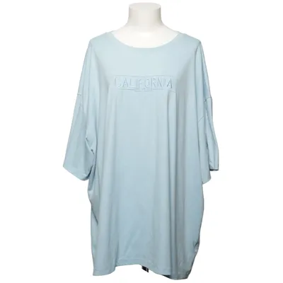 T-shirt (Blue) from Shein Curve Elastane, Polyester